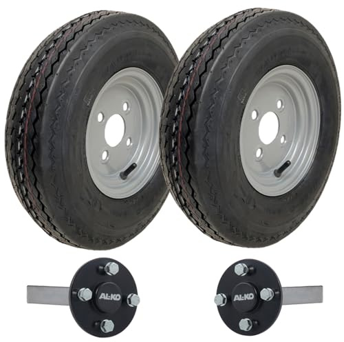 Parnells Trailer Kit, 4.80/4.00-8 6ply Wheels 100mm PCD Hub & Stub, 00x8