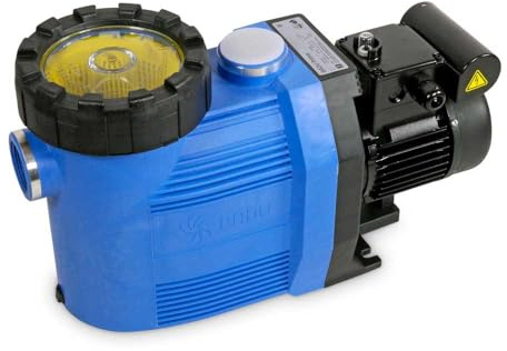 BADU Prime 11 Poolpumpe 400V - 0,45 kW mit 11 m³/h Förderleistung - Selbstansaugend, geräuscharm & korrosionsbeständig - Ideal für Pools bis 45 m³