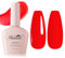 Imtiti Neon Gel Nail Polish, Neon Red Nail Gel Polish High Gloss Soak Off UV LED Spring Summer Nail Art Manicure Salon DIY Design 10ml