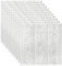 Lot de 10 panneaux muraux 3D autocollants et imperméables, 35 x 35 cm, papier peint mousse effet bois, pour décoration d'intérieur, salon, chambre, bureau, chêne blanc