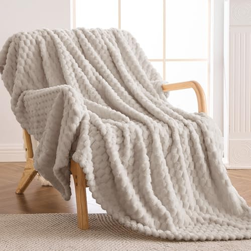 Vielit Kuscheldecke Flauschig 220x240 cm – Ultraweiche Fleecedecke für Couch & Sofa, Warme Wohn- & Kuscheldecke, Leichte Sofadecke, Gemütliche Couchdecke, Atmungsaktiv & Pflegeleicht Decke Camel