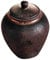 TIDTALEO Tarro de de Cerámica Vintage Japonés con Tapa Contenedor Práctico para y Bolsitas Accesorio de Cocina Elegante y Funcional