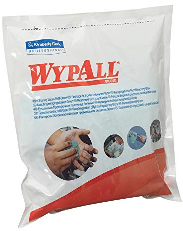 KCP 7776 Wypall Reinigungstücher Nachfüllpack, Grün (450-er pack)
