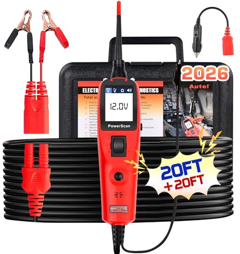 Autel PowerScan Automotive Circuit Tester, 12-24V Power Circuit Probe Tool