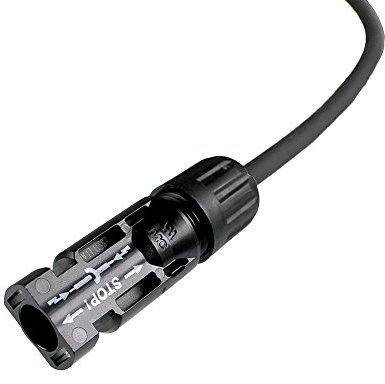 Offgridtec 005815 1,5 m 6 mm² MC-4-Solar-Verbindungskabel Stecker/Buchse Verlängerung, 1000 V