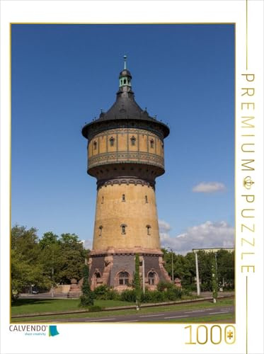 CALVENDO Puzzle Wasserturm in Halle/Saale | 1000 Teile Lege-Größe 48 x 64 cm Foto-Puzzle für glückliche Stunden