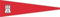 Buddel-Bini Hamburg Langwimpel 150x30cm Flagge Fahne
