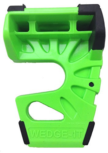 Wedge-It Brand Lime Green Door Stop, 12 Pack