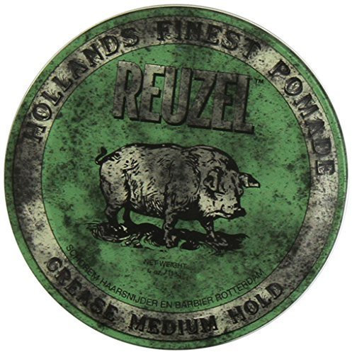 Reuzel Green Grease Medium Hold Pomade 4oz by REUZEL by Reuzel
