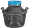 Home 1900110 demijohn Cristal Base ancha, 10 L, Colores Surtidos