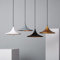 LEDKIA LIGHTING - Hängeleuchte Metall Presley | Japanisches Design | Verstellbares Kabel | Für Wohnzimmer, Küche, Schlafzimmer | E27 Fassung, Schwarz, Aluminium