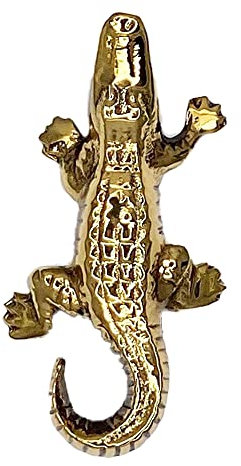 Michael Healy Designs MHR73 Alligator Doorbell Ringer - Brass,