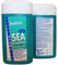YACHTICON 2 Flaschen Sea Champoo/Meerwasser Seife Shampoo, Schampon, Schampu. 2 Flaschen Haarwaschmittel a 300ml pflegt entspannend von Wind Sonne Wasser beanspruchte Haut und Haare