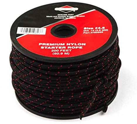 Briggs & Stratton 790966 Starterseil aus Nylon, 61 m, Größe 4 1/2