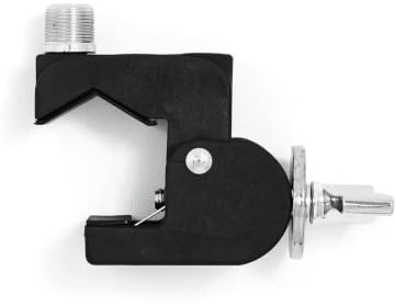Gibraltar Adjustable Clamp for Microphone Gooseneck, Multi-Mount Drum Hardware Mic Holder, with Quick Release Function, Fits Round or Square Tubes and Hoops (SC-MMMC)