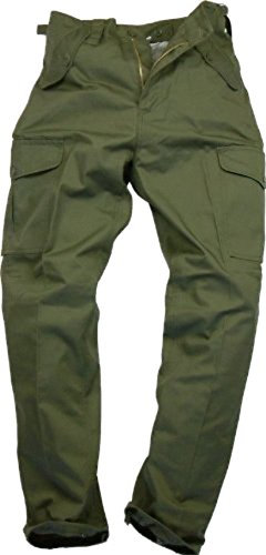 Blue Castle Mens Plain Combat Trousers - Size: 38, Colour: Green, Lenght: 31