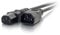 C2G 2 Metre 18 AWG Computer Extension Cord (IEC320C13 to IEC320C14) 6 Foot Kettle Lead/Power Cable, Black