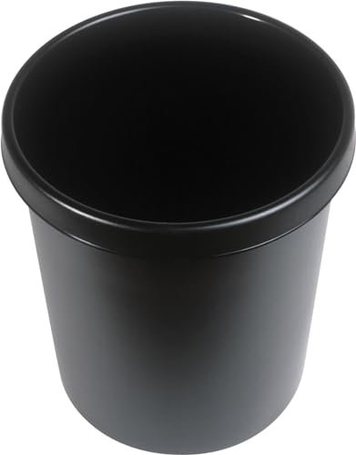 helit H61062-95 Helit Papierkorb 45l schwarz