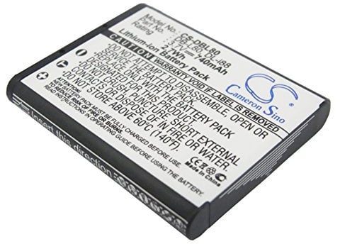 Battery compatible with Sanyo DMX-GH2 DMX-X1200 VPC-CA100 VPC-CA102 VPC-CA102YL 3.7V 740mAh