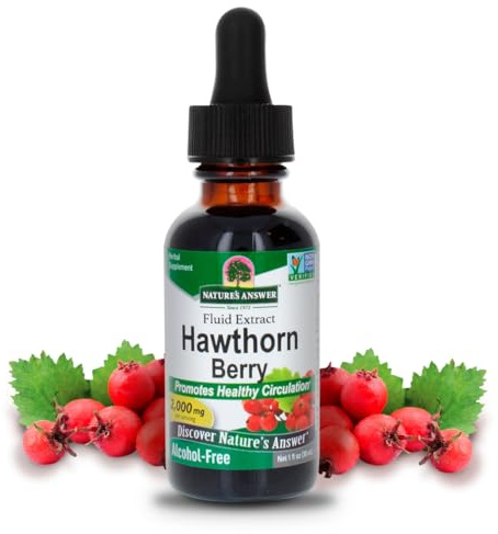 Nature's Answer Hawthorn Berries Herbal Extract - 1oz, Kosher, Gluten-Free