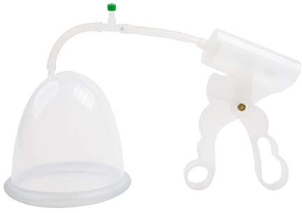 Fröhle BP003 Brustpumpe, Vakuumpumpe für größere Brüste mit Handpumpe SOLO Cup C