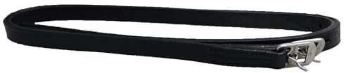 Hy stigbygel läder – försydda stigbygel läder svart 142 cm