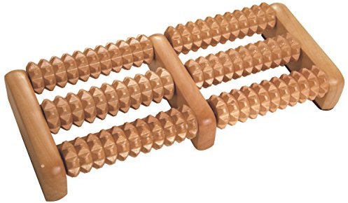 Croll & Denecke Fußroller, aus Holz, 2 x 3 Rollen