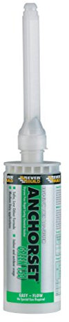 Everbuild Anchorset Green 150 Styrene Free Rapid Curing Anchor Fixing Resin, 150 ml