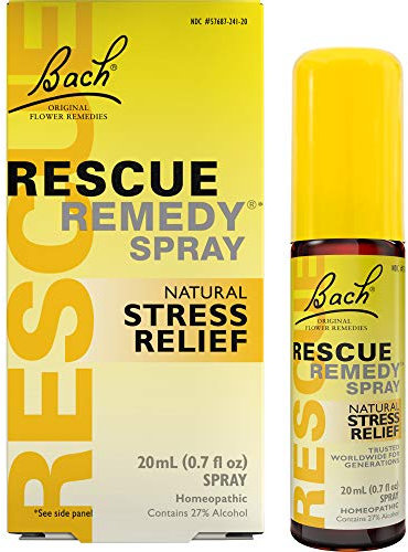 RESCUE - Spray Jour - Bien-être émotionnel naturel - Mélange de 5 Fleurs de Bach Original - Idéal pour les stress du quotidien : voyages, examens, réunions, journées chargées - 20 ml