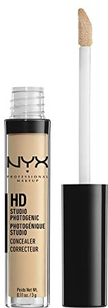 NYX Professional Makeup HD Photogenic Concealer Wand, Für alle Hauttypen, Mittlere Abdeckung, Farbton: Beige