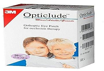Opticlude Orthoptic Boys and Girls Eye Patches Coloured (Maxi Size, 30 Pack)