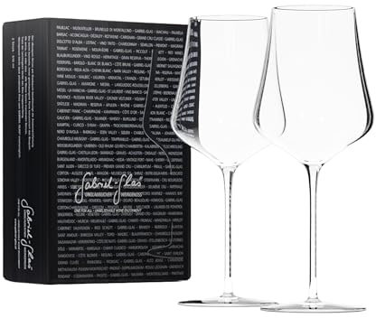 Gabriel-Glas - Bicchiere da vino in cristallo austriaco – StandArt Edition – Set da 2 pezzi