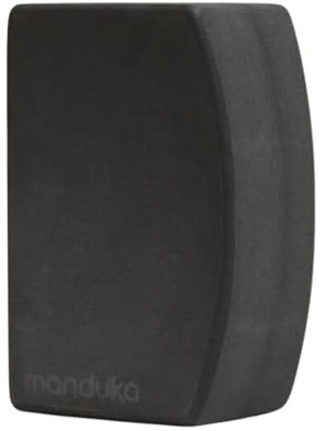 Manduka Uni-Erwachsene Recycled Foam Unblok Yoga-Block aus recyceltem Schaumstoff, Donner, Grau (Thunder Grey)