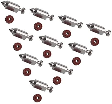 HURI 10x Pointeau de carburateur avec Siège pour 398188, 83412, 90700, 91700, 99700, 100700, 110700, 111700