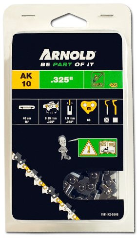 ARNOLD - Sägekette .325 Zoll, 1.5 mm, 66 Treibglieder, 40 cm Schwert; 1191-X2-5866