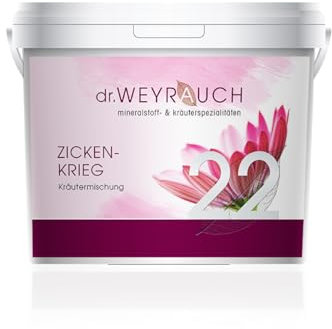Dr. Weyrauch Nr. 22 Zickenkrieg | 400 g | Ergänzungsfuttermittel für Pferde | Bei Hormonellen Disbalancen bei Stuten | Mönchspfeffer, Yamswurzel, Frauenmantel und Mariendistel