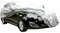 logei® Autogarage Ganzgarage Abdeckung Garage Abdeckplane Autoplane wasserdicht spezielles Cover für Rückspiegel, 470 x 180 x 150cm, Silber