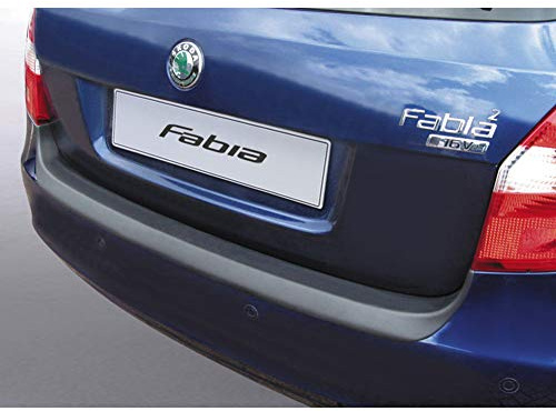 RGM ABS Heckstoßstangenschutz passgenau | kompatibel mit Skoda Fabia II Kombi 2007-2010 Schwarz