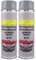LudwigLacke 2 x 500 ml Spray Steinschlagschutz grau überlackierbar mit Autolack