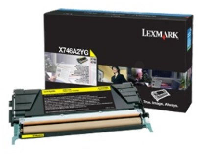 Lexmark Toner Yellow Pages: 7.000, X746A3YG