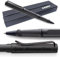 Lamy Safari matt schwarz/charcoal Tintenroller, gratis Gravur