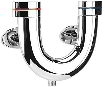 Zweigriffmischer Duscharmatur Brausearmatur Badarmatur Wasserhahn für die Dusche