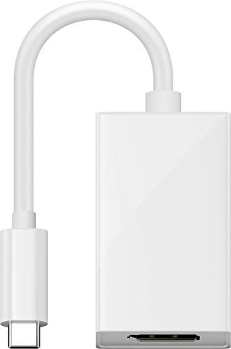 goobay DisplayPort Adapter 66257, USB-C, 0,2 m, weiß