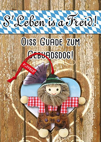 Püppkes Wanderer Geschenkartikel, Holz, Bunt, 15 x 10.5 x 2.7 cm