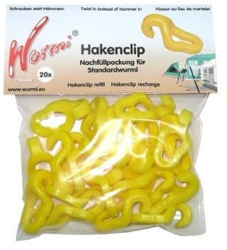 40 er SET (2x20) - STABIELO Hakenclip Auffüll-Set - Wurmi-produkte - für CAMPING-CARAVAN-OUTDOOR-FREIZEiT - MADE in GERMANY - LANGZEIT - TEST - STABIELO ® - VERTRIEB - holly sunshade ® - INNOVATIONEN MADE in GERMANY - Holly ® Produkte STABIELO ® -