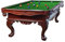 Billiard-Royal Billardtisch Pooltisch Modell Avalon 8 ft. mit hochwertigem K-55 Bandengummi und freier Tuchwahl, Tuchfarbe:Yellow Green
