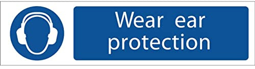Draper 73158 Ear Protection Mandatory Sign