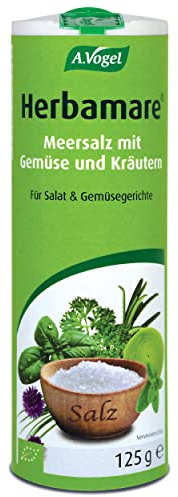 A.Vogel - Herbamare (Frischkräuter-Meersalz aus der Camargue), 1er Pack (1 x 125g) - BIO