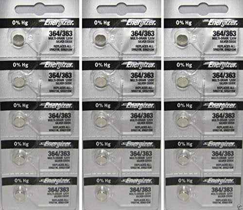 15 364 Energizer Watch Batteries SR621SW Battery New