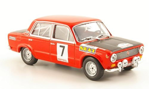 Seat 124 1600, No.7, Trofeo Seat, Rally Criterium Luis de Baviera, 1972, Modellauto, Fertigmodell, MCW-SC44 1:43